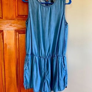 Denim Romper